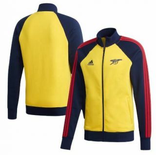 Adidas Arsenal Fc 2020 - 2021 Icons Track Jacket Yellow Navy Red