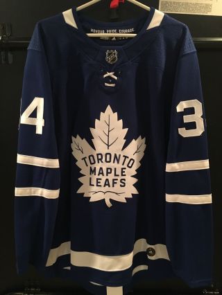 Auston Matthews Toronto Maple Leafs Adidas Home Jersey Size 54