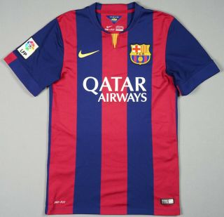 Fc Barcelona 2014 - 2015 Home Jersey Football Shirt S Barca 610594 - 422