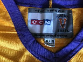 CCM 1967 Los Angeles Kings Vintage NHL Hockey Throwback Inaugural jersey XL 2