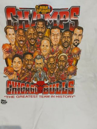 Chicago Bulls Nba Champs 1996 Vintage T Shirt
