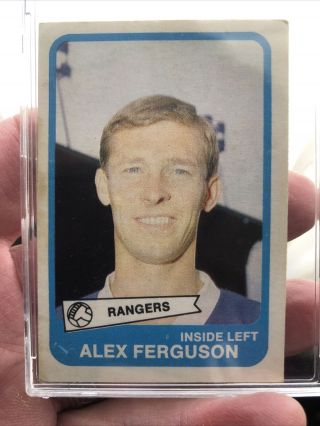 Manchester United Alex Ferguson Player Rookie Card Rangers Scottish 1968 Ab&c