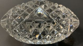 University Of Texas Longhorn 2005 National Champions Waterford Crystal Football