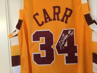 Mitchell Ness Cleveland Cavaliers Authentic Austin Carr Jersey Sz 52 Autographed