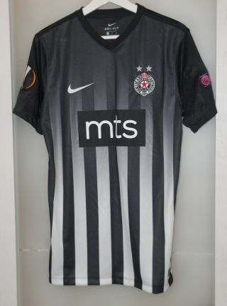 Match Worn Shirt Jersey Partizan Serbia National Team Europa League Manchester