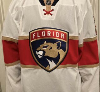Florida Panthers 2016 - 17 Game Issued Away Jersey
