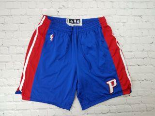 Adidas Detroit Pistons Team Issued Pro Cut Anthony Tolliver Game Worn Shorts 3xl