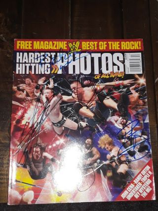 Undertaker Signed Photo And M.  Henry Batista John Cena And R.  Orton