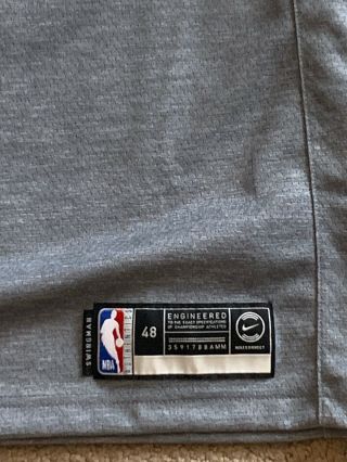 Nike Ben Simmons Philadelphia 76ers Swingman City Jersey Gray Size Large L 3