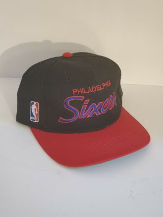 Vintage Philadelphia 76ers Sixers Sports Specialties Snapback Hat Adult Collecti