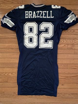 Nike 1998 Dallas Cowboys Chris Brazzell Pro Cut Game Jersey 46 Large