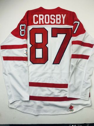 Nike Team Canada 2010 Vancouver Olympics Hockey Jersey 87 Crosby Mens Size L 2