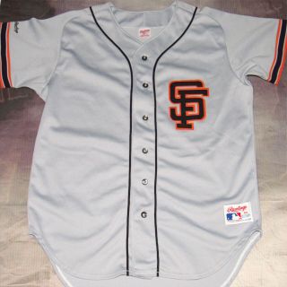 100 Authentic San Francisco Giants Rawlings Road Jersey Sz 44