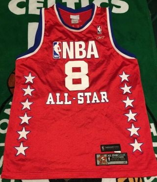 Authentic Kobe Bryant Reebok 2003 All Star Game Lakers Jersey 40 Mens Medium M