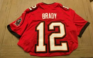 Tom Brady Tampa Bay Buccaneers Nike Game Jersey - Red - - Xl - With Tags