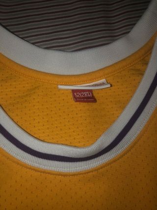 100 Authentic Kobe Bryant Mitchell Ness 96 97 Lakers Jersey Size 52 XXL READ 3