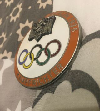 Xi.  Olympiade Berlin 1936 Kampfrichter Badge Pin