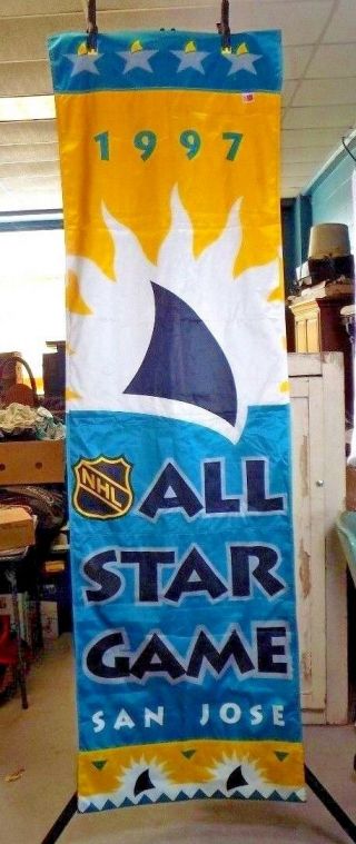 SAN JOSE SHARKS - 1997 NHL ALL STAR GAME IN SAN JOSE,  CA.  - 8 FOOT x 29 
