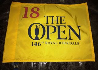 2017 The British Open Championship Royal Birkdale Golf Course Flag Jordan Spieth