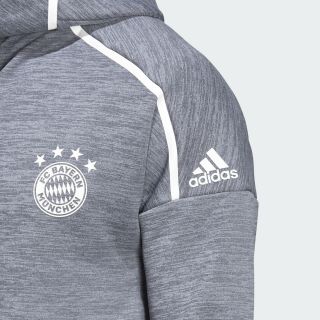 adidas Bayern Munich FC 2018 - 2019 Limited Edition ZNE Hooded Jacket Gray 2