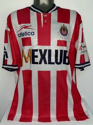 Atletica Chivas Guadalajara Mexico 1996 Ramirez Xl Soccer Jersey Shirt