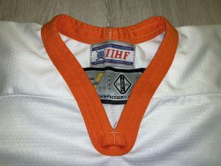 TACKLA IIHF Netherlands Holland Game Worn Ice Hockey Jersey Shirt L 10 2