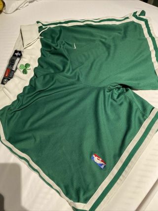 Nike Authentic 90s Vintage Nba Boston Celtics Shorts Size 36