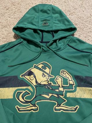 Notre Dame Football Under Armour 2015 Shamrock Series Hoodie Sweatshirt Large ND 2