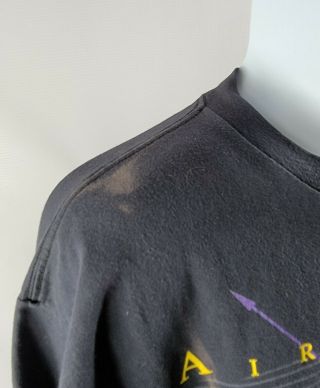 Vintage 90s Nike Michael Air Jordan T - Shirt XL Black Made In USA Some Damage 2