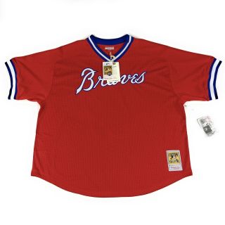 Dale Murphy 3 Atlanta Braves Mitchell Ness Mens 60 4xl Red Jersey Cooperstown