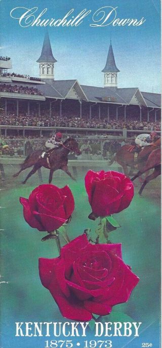 1973 - 99th Kentucky Derby Program In - Secretariat