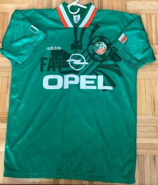 Vintage Ireland 1994 World Cup Soccer Jersey Football Shirt 38 - 40