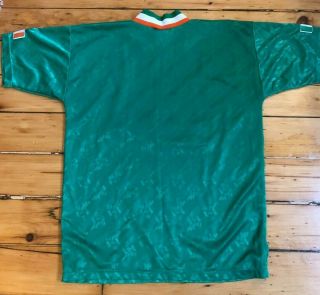Vintage Ireland 1994 World Cup Soccer Jersey Football Shirt 38 - 40 2