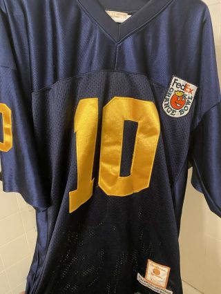 Tom Brady Michigan Wolverines 2000 Orange Bowl Jersey Xl