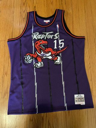 Mitchell & Ness 1998 - 99 Toronto Raptors Vince Carter Jersey Size Xl