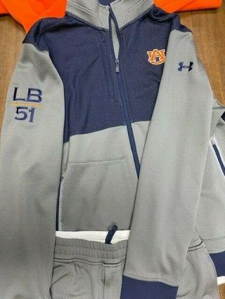 Under Armour Auburn Team Issued Warm Up,  Jacket,  Shirt