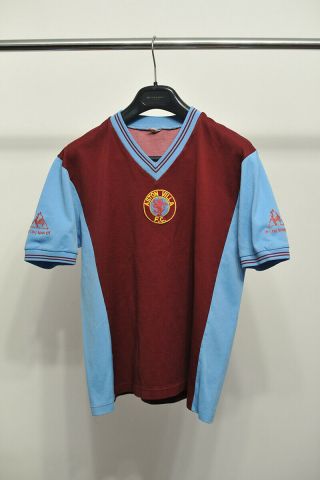 Rare Vintage Le Coq Sportif Aston Villa Home Football Shirt 1982 - 1983
