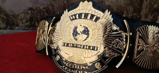Wwf Winged Eagle Wrestling Championship Leather Belt Adult Size (rplica)