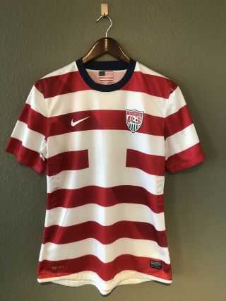 Usa Soccer Nike Waldo Usmnt Player Edition 2012 Jersey Mens Large Euc