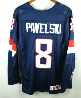 2014 Sochi Winter Olympics Team Usa Joe Pavelski 8 Nike Hockey Jersey Size S
