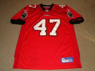 Tampa Bay Buccaneers 47 John Lynch Nfl Throwback Jersey By Reebok Adult 48