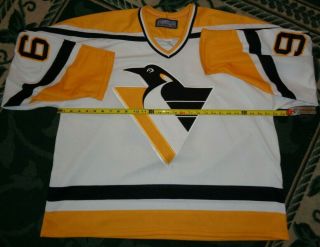 Mario Lemieux Pittsburgh Penguins White 1992 - 2002 Throwback Jersey Man/men Xl 52
