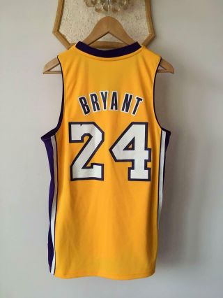 Los Angeles Lakers Nba Basketball Jersey Shirt Swingman Adidas Kobe Bryant 24