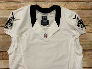 Nike Orleans Saints Team Issue 2012 Game Jersey Blank White Sewn Nfl Sz 44