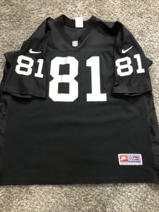 Las Vegas / Oakland Raiders Tim Brown Authentic Stitched Nike Jersey Sz L