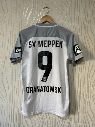 Sv Meppen 2019 2020 Away Football Shirt Jersey Nike Match Worn 9 Granatowski