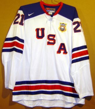 James Van Riemsdyk 21 Usa White Hockey Nike Size Xxl Jersey