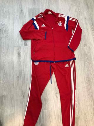 Bayern Munich Football Training Suit 2014 Soccer Pants,  Jacket Adidas Mens L