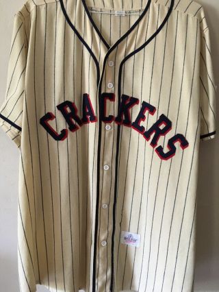 Ebbets Field Flannels 1939 Atlanta Crackers Jersey Size Xxl