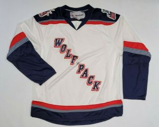 Hartford Wolf Pack Authentic Ahl Reebok Hockey Jersey Size Medium Euc